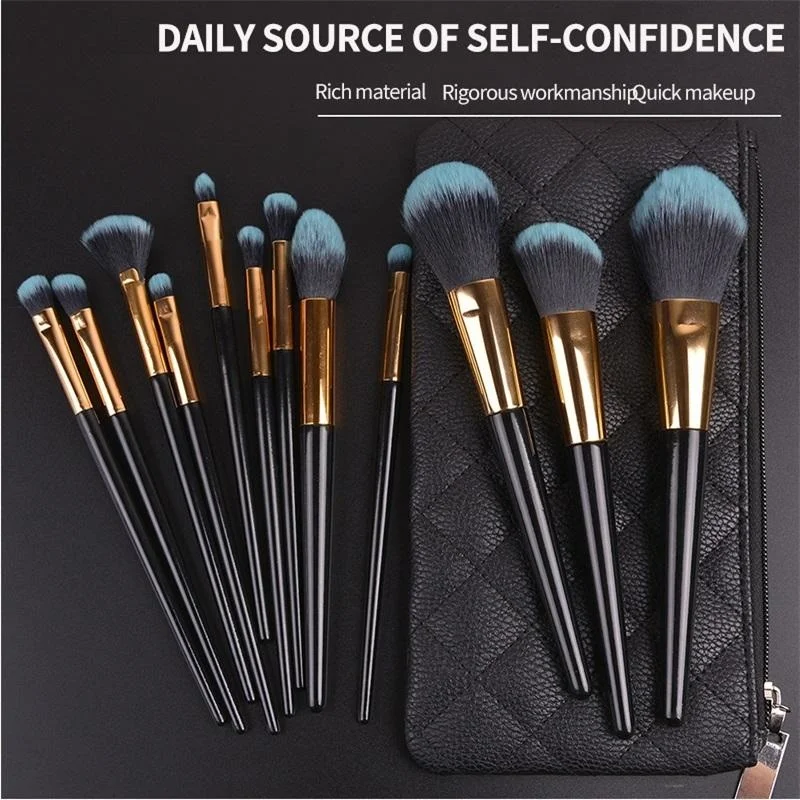 12pcs Makeup Brush Set Thickened Material Durable Makeup Brush Foundation Powder Face Blush Eyeshadow Professional Beauty Tools
12pcs Makeup Brush Set Thickened Material Durable Makeup Brush Foundation Powder Face Blush Eyeshadow Professional Beauty Tools