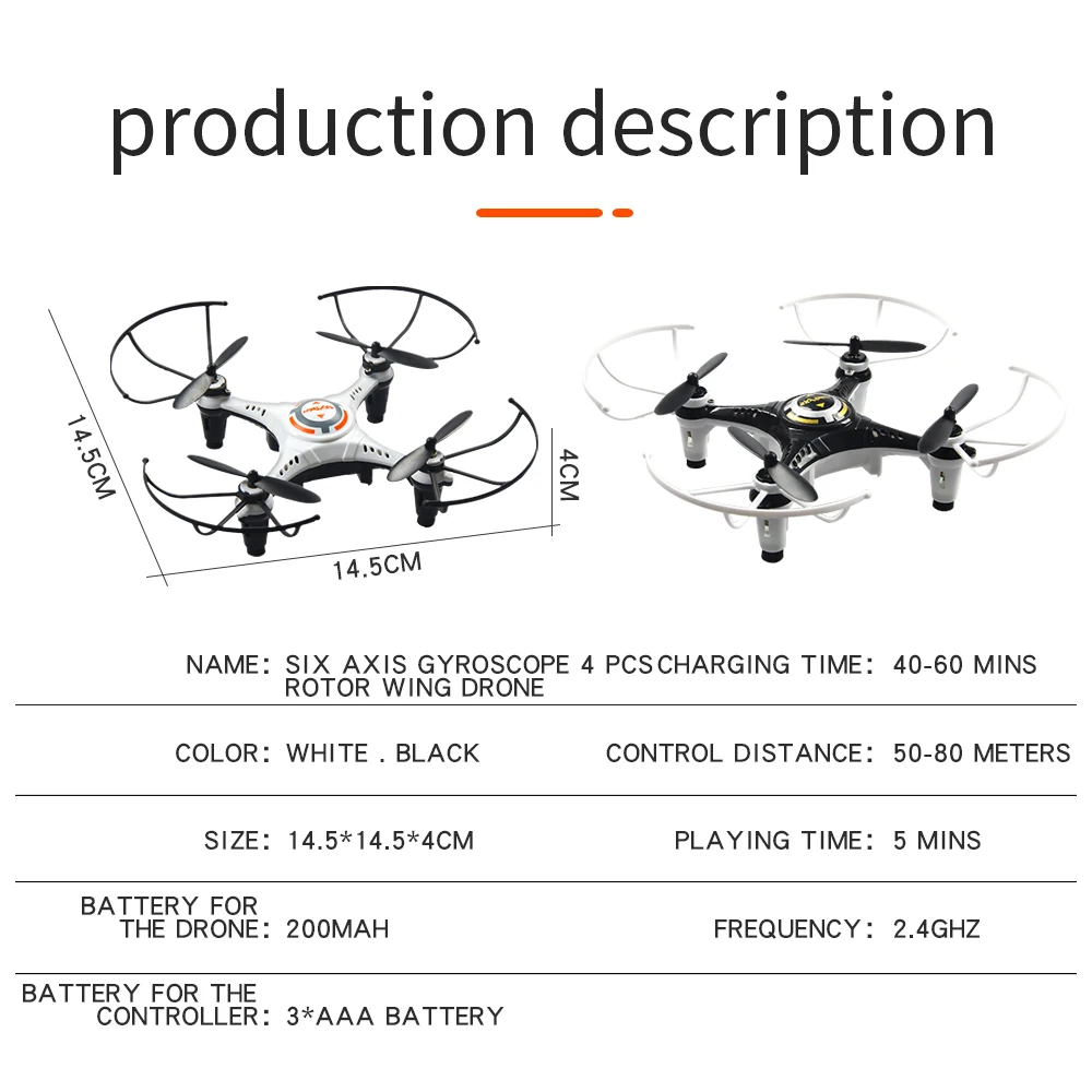 JX815 2 дроны Радиоуправляемый вертолет мини Rc без камеры игрушка 6ch селфи Дешевые