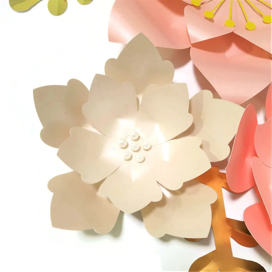 Handmade Pink Rose DIY Paper Flowers Gold Leaves Set For Nursery Wall Deco Boys Room Baby Shower Backdrop Video Tutorials
Handmade Pink Rose DIY Paper Flowers Gold Leaves Set For Nursery Wall Deco Boys Room Baby Shower Backdrop Video Tutorials