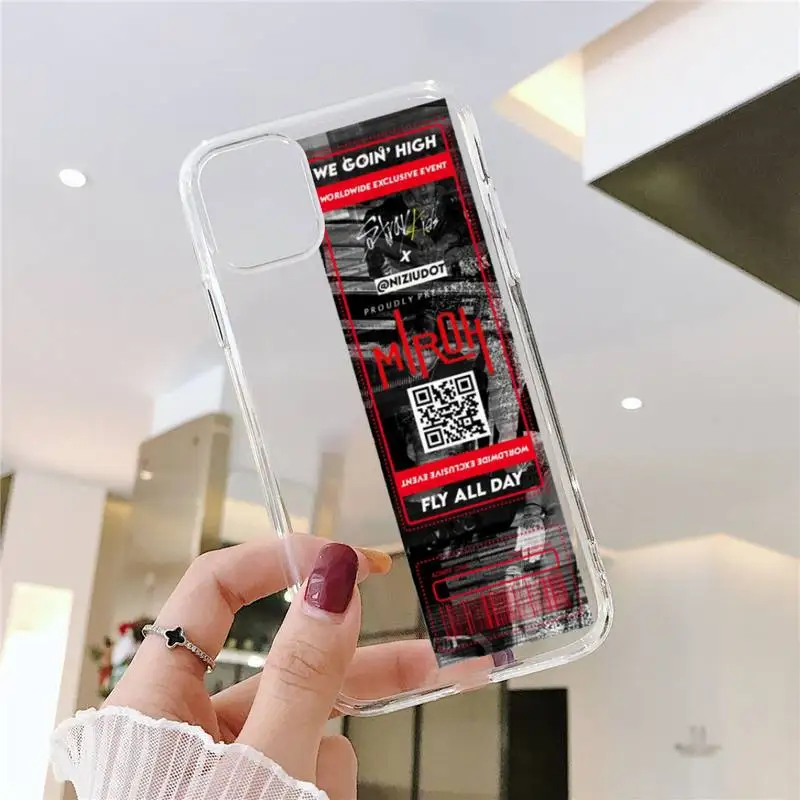 Stray Kids Air tickets Design Phone Cases Transparent Clear for iPhone 11 12 mini pro XS MAX 8 7 6 6S Plus X 5S SE XR 2020
Stray Kids Air tickets Design Phone Cases Transparent Clear for iPhone 11 12 mini pro XS MAX 8 7 6 6S Plus X 5S SE XR 2020