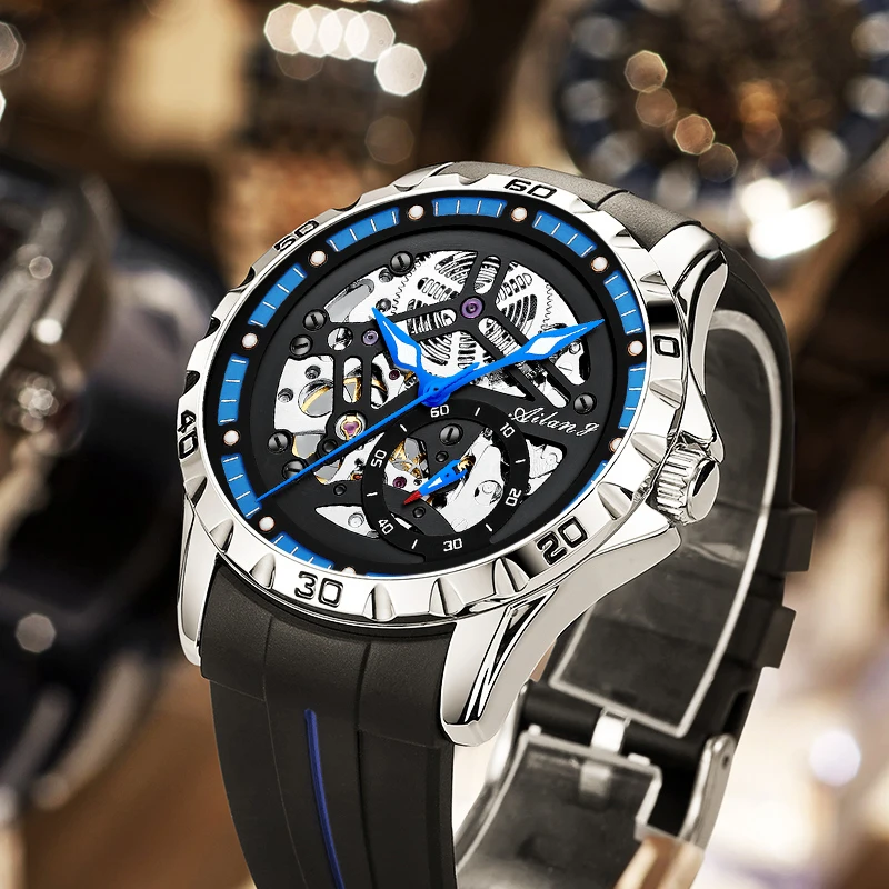 AILANG Original Men's Watch Double Tourbillon Watch Automatic Hollow-out Mechanical Watch Men Luminous Waterproof 2021 relogio
AILANG Original Men's Watch Double Tourbillon Watch Automatic Hollow-out Mechanical Watch Men Luminous Waterproof 2021 relogio