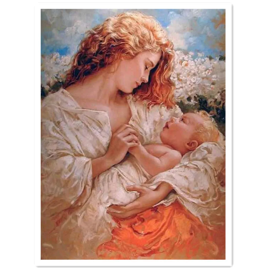 DIY Painting By Numbers Angel mother Drawing On Canvas HandPainted Painting Art Gift DIY Home Decoration 
DIY Painting By Numbers Angel mother Drawing On Canvas HandPainted Painting Art Gift DIY Home Decoration