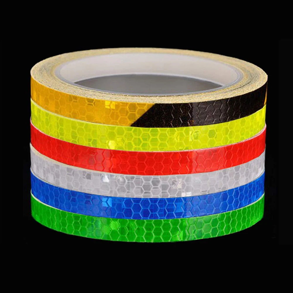 1cm*8m Bike Reflective Stickers Safety Warning Conspicuity Tape Film Sticker Strip Bicycle MTB Riding Cycling Accessories
1cm*8m Bike Reflective Stickers Safety Warning Conspicuity Tape Film Sticker Strip Bicycle MTB Riding Cycling Accessories