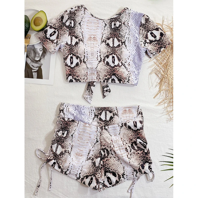 Mossha Sexy High Waist Bikinis 2021 Snake Print Swimsuit Women's Swimming suit Retro Swimwear Two Piece Bathing Suit Beach Wear
Mossha Sexy High Waist Bikinis 2021 Snake Print Swimsuit Women's Swimming suit Retro Swimwear Two Piece Bathing Suit Beach Wear