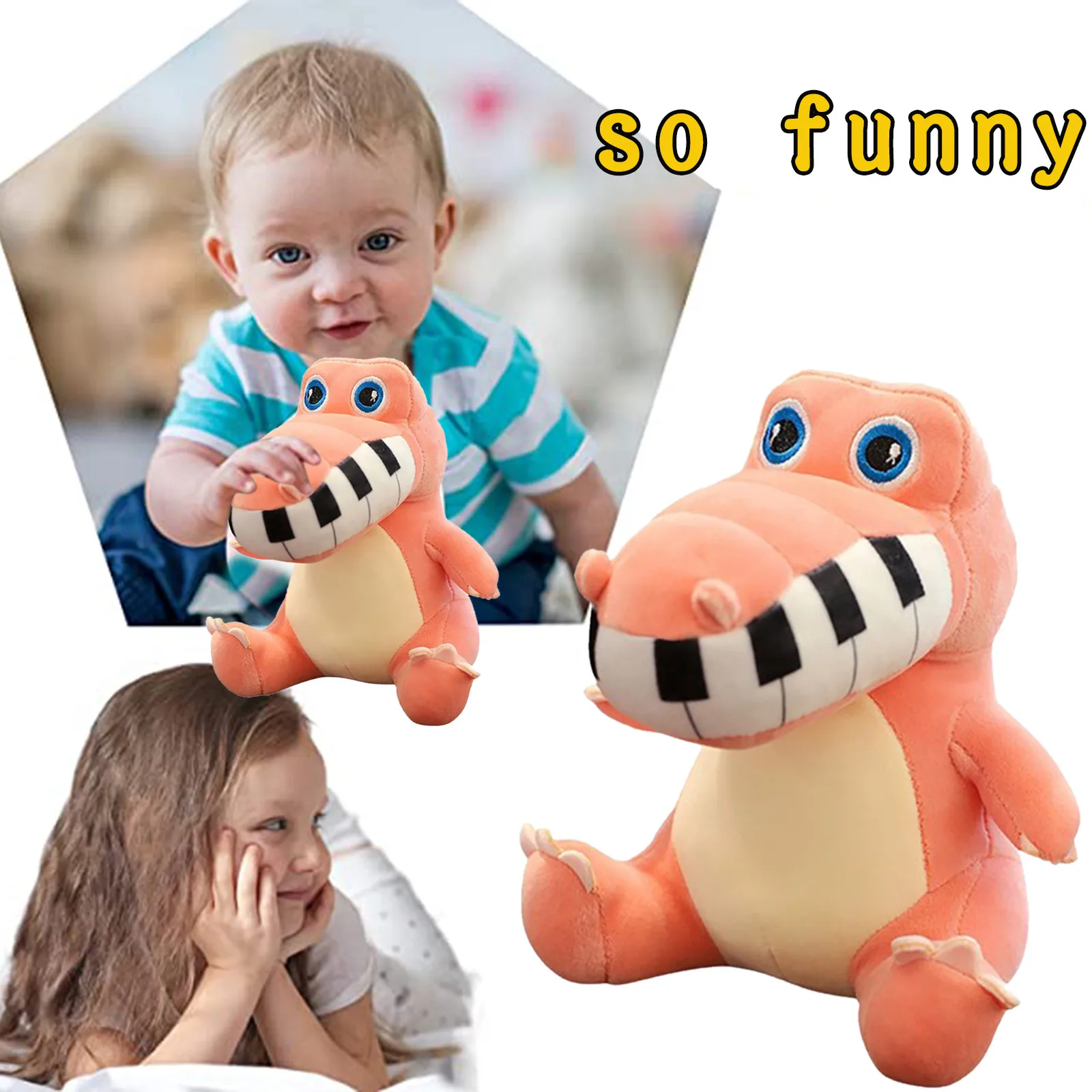 Cute Plush Dolls Stuffed Animals Dinosaur Toys Simulation Piano Dinosaur Soft Stuffed Toy Dolls For Kids Children Boys Birthday
Cute Plush Dolls Stuffed Animals Dinosaur Toys Simulation Piano Dinosaur Soft Stuffed Toy Dolls For Kids Children Boys Birthday