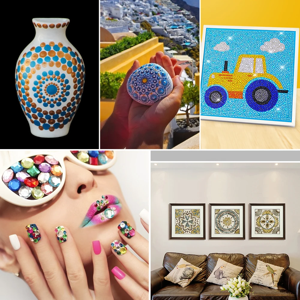 DIY Mandala Dotting Tools Set Portable Multifunction Embossing Dot Kit Dotting Pens Brush Acrylic Rods for Painting Rocks
DIY Mandala Dotting Tools Set Portable Multifunction Embossing Dot Kit Dotting Pens Brush Acrylic Rods for Painting Rocks