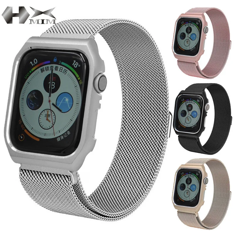 Suitable for iwatch5 4 3 2 1 watchband Apple Milanese stainless steel integrated watchband apple watch6 bezel 38mm of 44mm
Suitable for iwatch5 4 3 2 1 watchband Apple Milanese stainless steel integrated watchband apple watch6 bezel 38mm of 44mm
