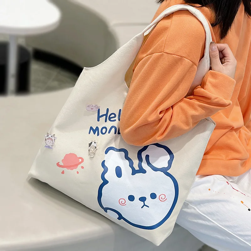 Fashion New Lady Kawaii Cartoon Canvas Casual Girl Shoulder Bag Women Messenger Crossbody Bag Trendy College Female Cute Shopper
Fashion New Lady Kawaii Cartoon Canvas Casual Girl Shoulder Bag Women Messenger Crossbody Bag Trendy College Female Cute Shopper