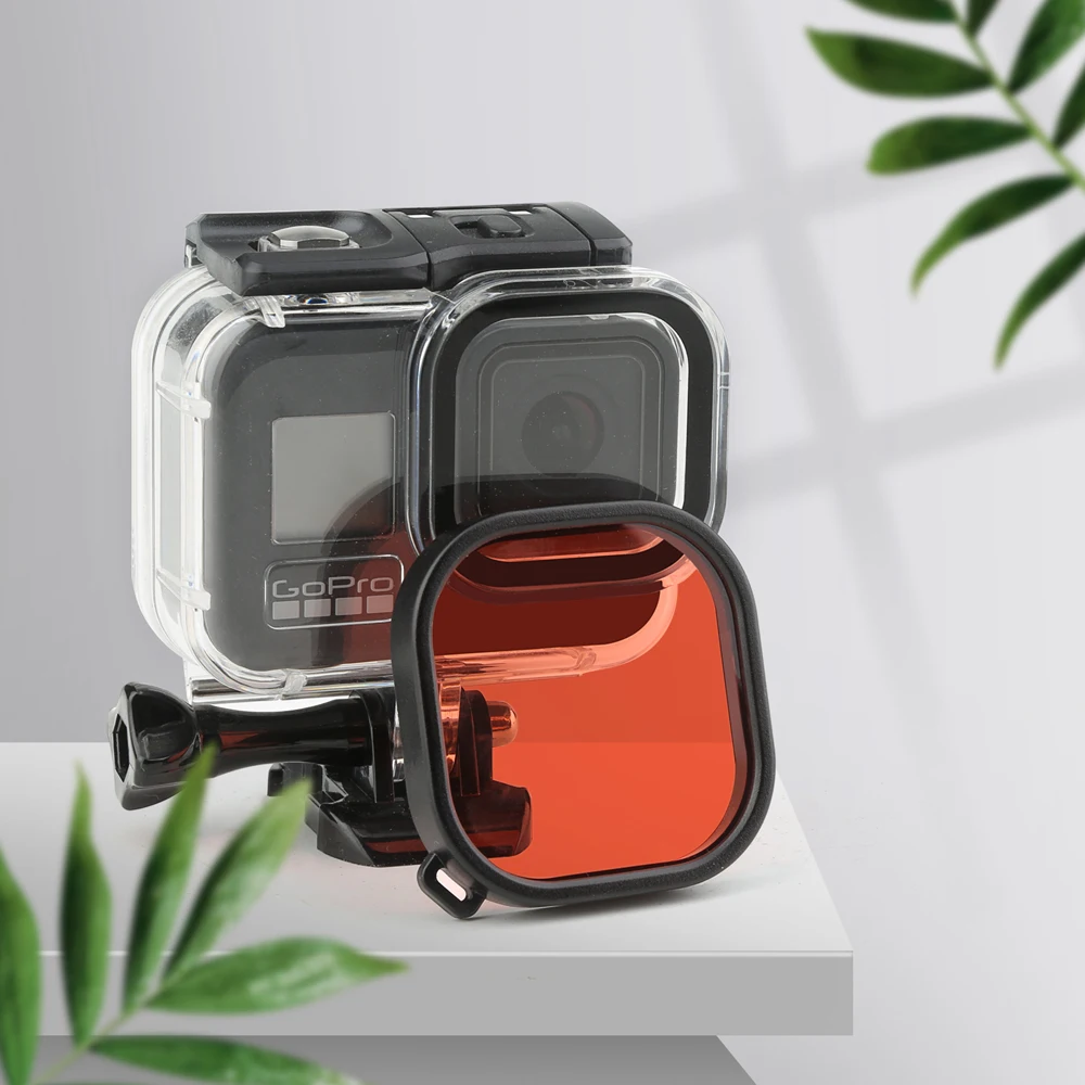 SHOOT for GoPro Hero 9 8 Red Filter for Waterproof Case Protective Housing Case Lens Filter for GoPro 9 8 Black Action Camera
SHOOT for GoPro Hero 9 8 Red Filter for Waterproof Case Protective Housing Case Lens Filter for GoPro 9 8 Black Action Camera