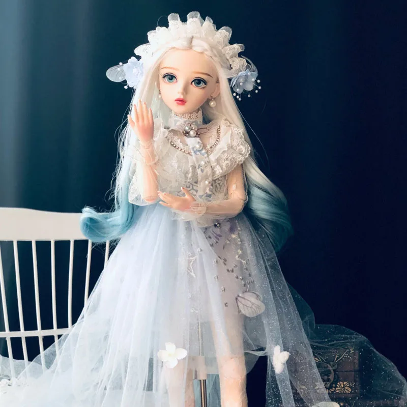 1/3 BJD Dolls 60 CM 18 Joint Movable Handmade Makeup Doll Beatutiful Princess Dress Dress up Dolls Toys for Girls Birthday Gifts
1/3 BJD Dolls 60 CM 18 Joint Movable Handmade Makeup Doll Beatutiful Princess Dress Dress up Dolls Toys for Girls Birthday Gifts