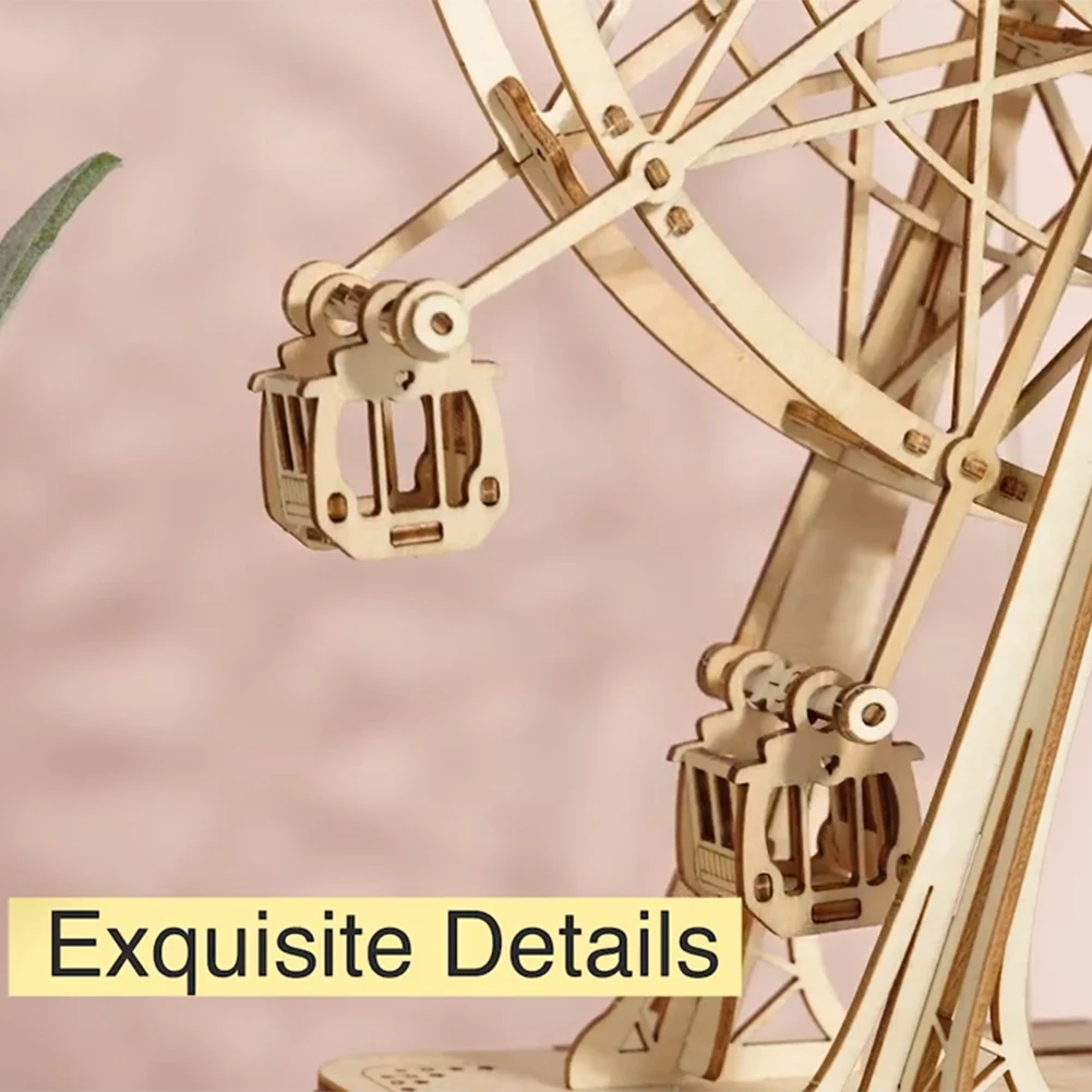 3D Three-Dimensional Jigsaw Puzzle Handmade DIY Assembled Model Toy Ferris Wheel Educational Toy for Children Adult
3D Three-Dimensional Jigsaw Puzzle Handmade DIY Assembled Model Toy Ferris Wheel Educational Toy for Children Adult