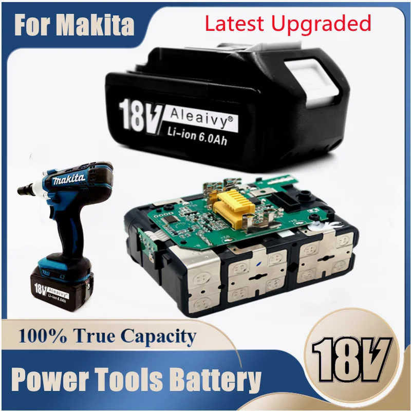 Аккумуляторная батарея BL1860, 18 в, 2021 мАч, литий-ионная батарея для Makita BL1840, BL1850, BL1830, BL1860B, LXT, 6000
Аккумуляторная батарея BL1860, 18 в, 2021 мАч, литий-ионная батарея для Makita BL1840, BL1850, BL1830, BL1860B, LXT, 6000