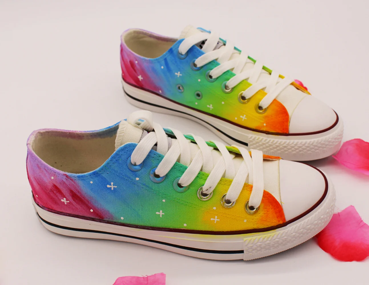 Girls Womens Lace Up Canvas Sport Rainbow Colors Casual High Top Sneakers Shoes Girls Preppy Plus Size Flats DIY 8style New 2021
Girls Womens Lace Up Canvas Sport Rainbow Colors Casual High Top Sneakers Shoes Girls Preppy Plus Size Flats DIY 8style New 2021
