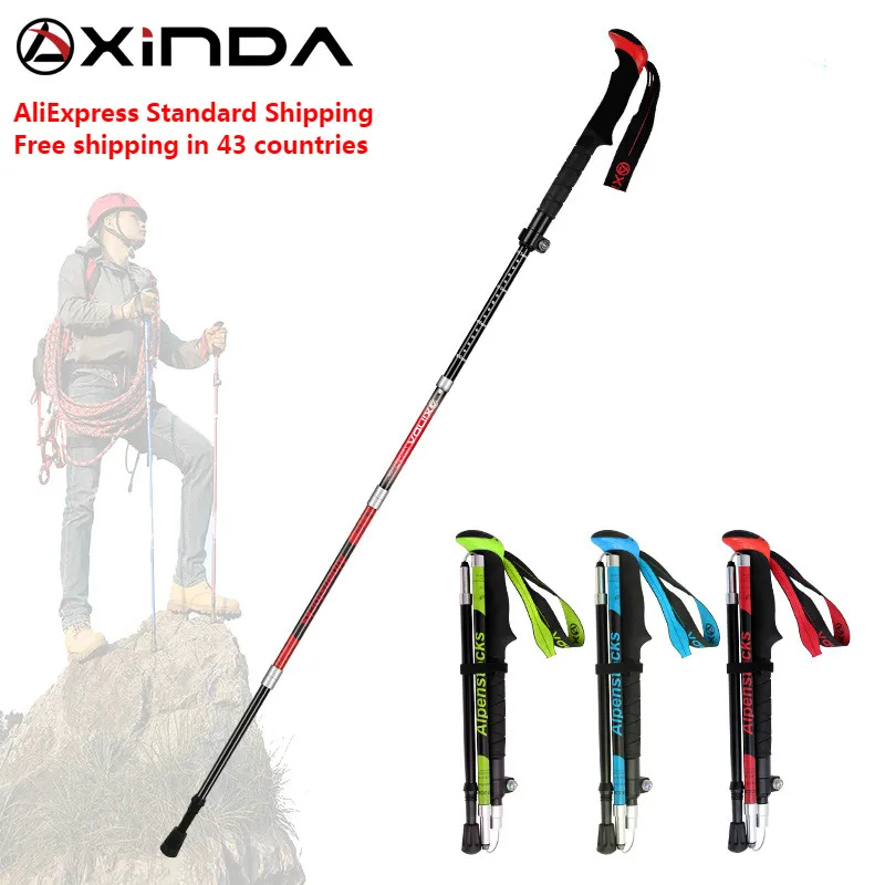 XINDA Folding Trekking Poles Carbon Fiber Ultralight Quick Lock Walking Stick Hiking Running Nordic Walking Pole
XINDA Folding Trekking Poles Carbon Fiber Ultralight Quick Lock Walking Stick Hiking Running Nordic Walking Pole