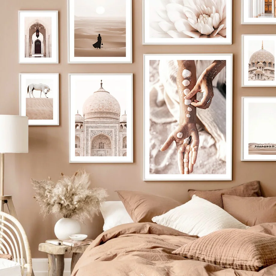 Taj Mahal Pick Shell Flower Desert woman Horse Camel Wall Art Print Canvas Painting Nordic Poster Decor Pictures For Living Room
Taj Mahal Pick Shell Flower Desert woman Horse Camel Wall Art Print Canvas Painting Nordic Poster Decor Pictures For Living Room