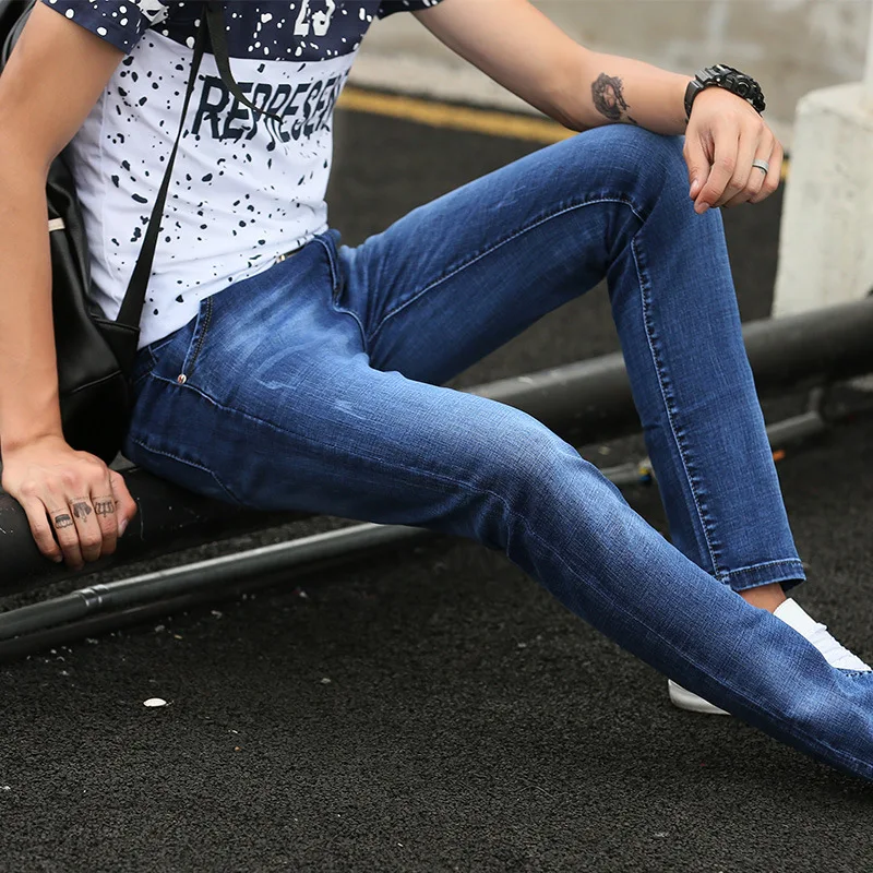 Men Jeans Classic Direct Stretch High Quality Business VogueDenim Pants Slim Elasticity Long Trousers Gentleman Cowboys
Men Jeans Classic Direct Stretch High Quality Business VogueDenim Pants Slim Elasticity Long Trousers Gentleman Cowboys