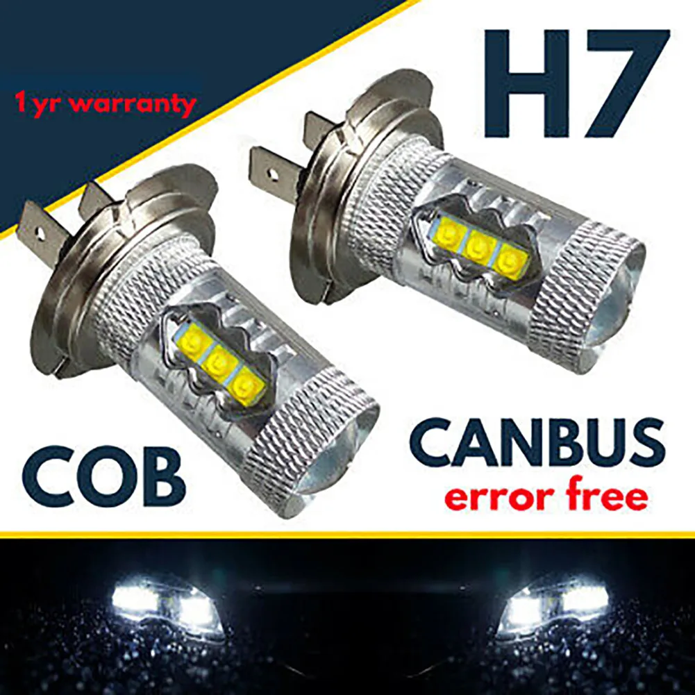 Left & Right Headlight White 12V 2pcs Set Bulbs COB Canbus Car Error Free LED New
Left & Right Headlight White 12V 2pcs Set Bulbs COB Canbus Car Error Free LED New