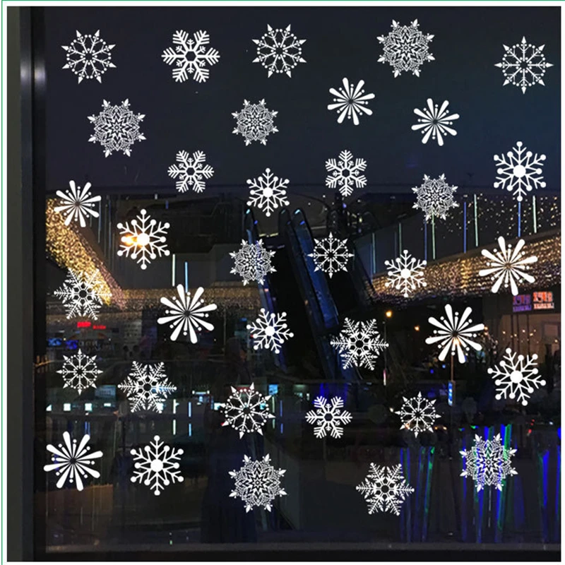 New Year Christmas Snowflake Static Cling Glass Sticker Reusable Removable sticker For Bath Window Party Festival Decoration
New Year Christmas Snowflake Static Cling Glass Sticker Reusable Removable sticker For Bath Window Party Festival Decoration