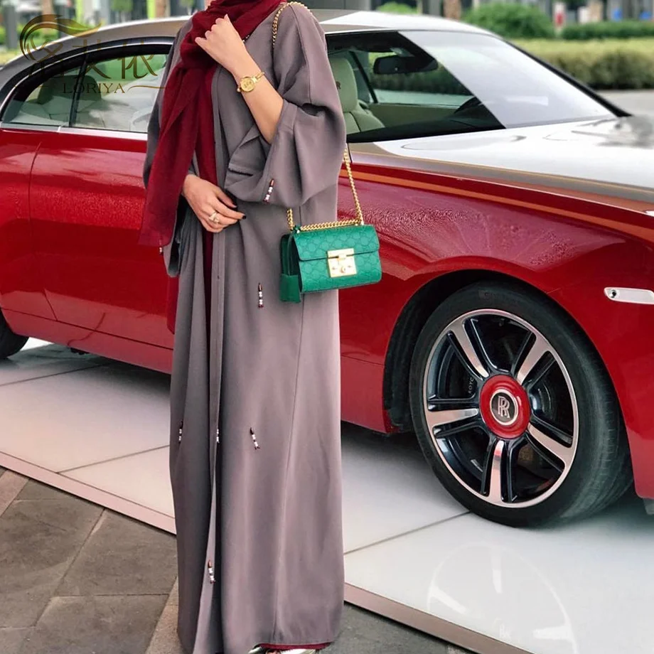 2021 Muslim Middle East Islamic Dubai Oman Lady Beaded Cardigan Robe Abayas for Women Turkish Muslim Dress Women Kaftan
2021 Muslim Middle East Islamic Dubai Oman Lady Beaded Cardigan Robe Abayas for Women Turkish Muslim Dress Women Kaftan