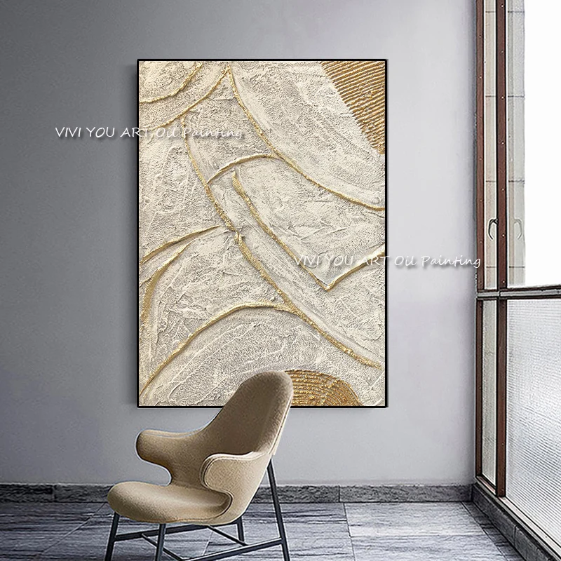 The Fashion Gold Yellow Original Abstract Modern Thick Oil Painting Handpainted Textured Brush Wall Art For Book Room Cafe
The Fashion Gold Yellow Original Abstract Modern Thick Oil Painting Handpainted Textured Brush Wall Art For Book Room Cafe