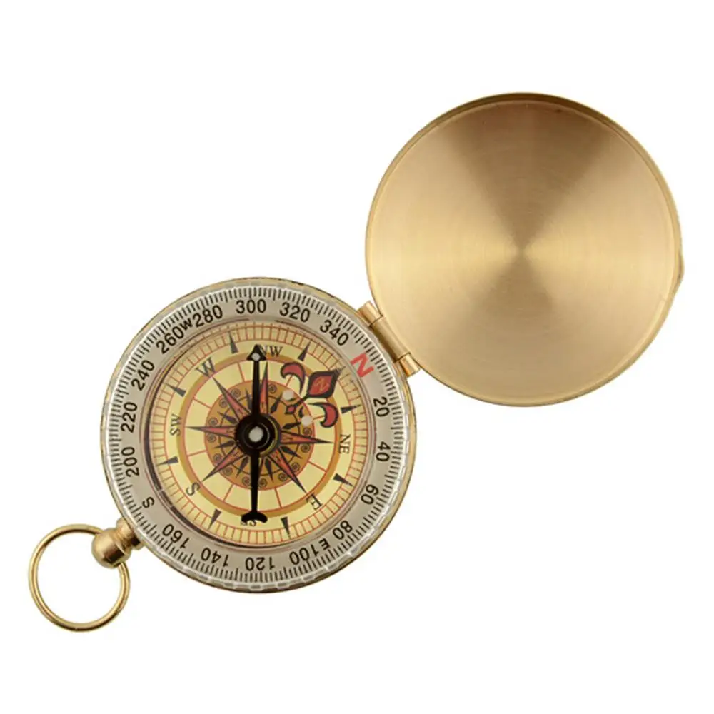 Portable Pocket Watch Brass Pocket Watch Copper + Acrylic Waterproof Camping Hunting Night Compass Refined Direction
Portable Pocket Watch Brass Pocket Watch Copper + Acrylic Waterproof Camping Hunting Night Compass Refined Direction