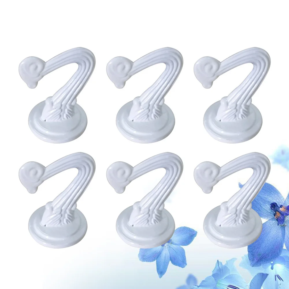 10 Sets Zinc Alloy Hooks Metal Ceiling Hook for Hanging Plants (White) 
10 Sets Zinc Alloy Hooks Metal Ceiling Hook for Hanging Plants (White)