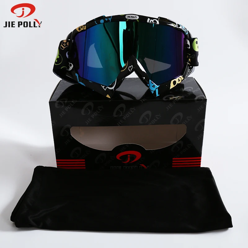 Лыжные очки пыленепроницаемые противотуманные защитные для катания на лыжах