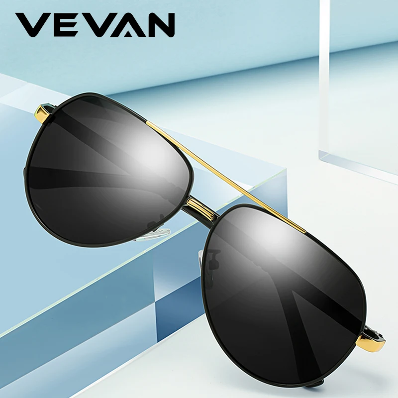 линзы для глаз тени очки круглые sunglasses VEVAN 2020 Piolt Солнцезащитные Мужские