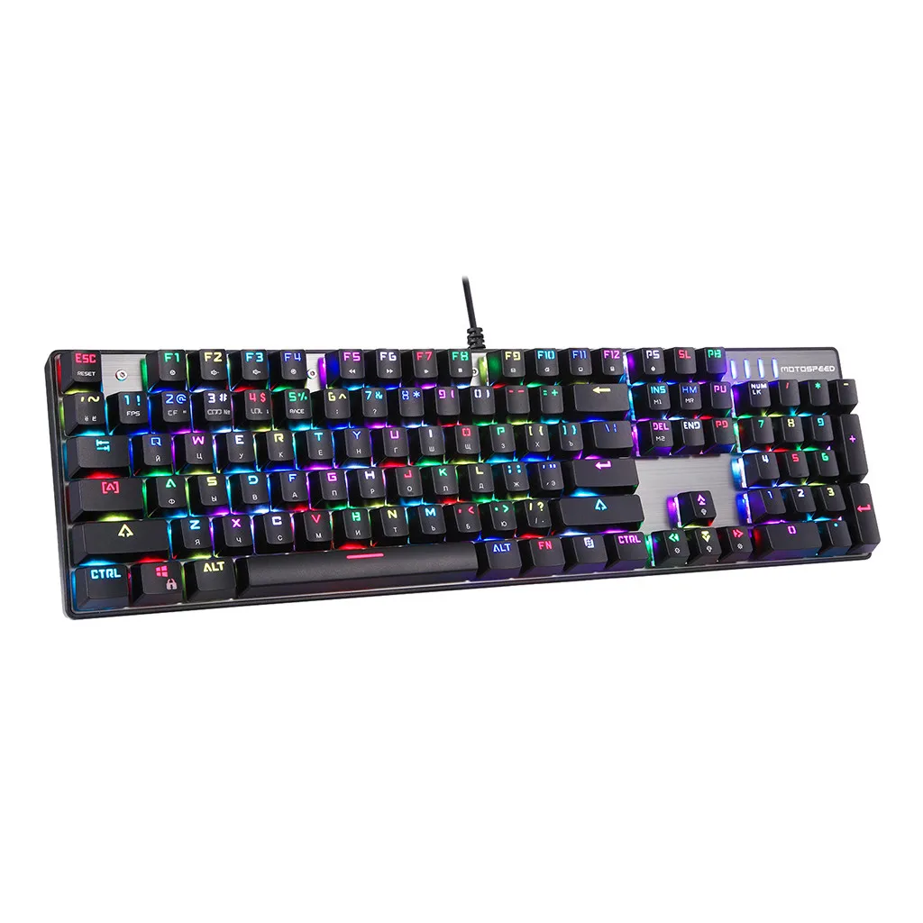 Mechanical Keyboard Backlight Mechanical Usb Colorful Led Illuminated Backlit Water Resistant Gaming Keyboard for Pc gamer
Mechanical Keyboard Backlight Mechanical Usb Colorful Led Illuminated Backlit Water Resistant Gaming Keyboard for Pc gamer