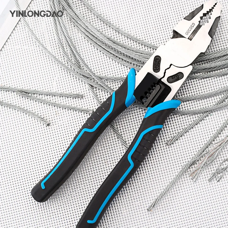 Multifunction Plier Stripper/Crimper/Cutter Heavy Duty Wire Pliers Diagonal Pliers Hand Tools Universal Wire Cutters Electrician
Multifunction Plier Stripper/Crimper/Cutter Heavy Duty Wire Pliers Diagonal Pliers Hand Tools Universal Wire Cutters Electrician