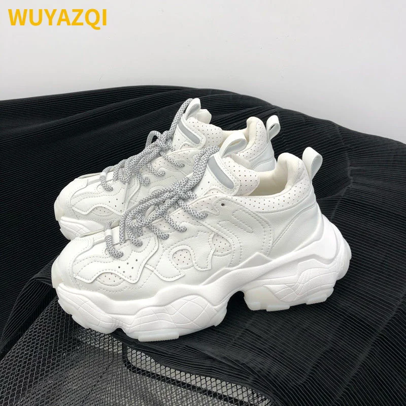 Спортивная обувь WUYAZQI, новый стиль, женская повседневная спортивная обувь на толстой подошве, удобная повседневная женская обувь Q8
Спортивная обувь WUYAZQI, новый стиль, женская повседневная спортивная обувь на толстой подошве, удобная повседневная женская обувь Q8