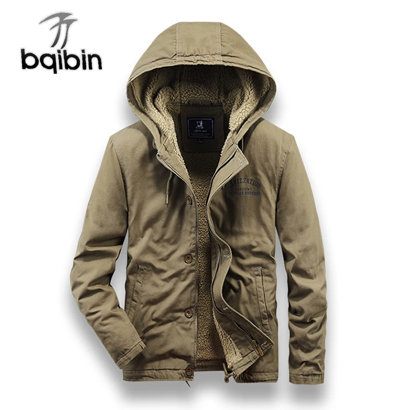 Casual Thick Jacket Men Cotton Warm Windbreaker Hooded Mens Parkas Outdoor Cashmere Liner Long Coat Chaquetas Hombre Size M-4XL
Casual Thick Jacket Men Cotton Warm Windbreaker Hooded Mens Parkas Outdoor Cashmere Liner Long Coat Chaquetas Hombre Size M-4XL