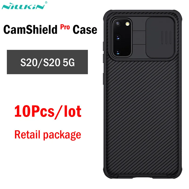 10Pcs/lot Nillkin CamShield Pro Case for Samsung Galaxy S20/S20 5G Case Cover Slide Camera Lens Protection Case Wholesales Shell
10Pcs/lot Nillkin CamShield Pro Case for Samsung Galaxy S20/S20 5G Case Cover Slide Camera Lens Protection Case Wholesales Shell
