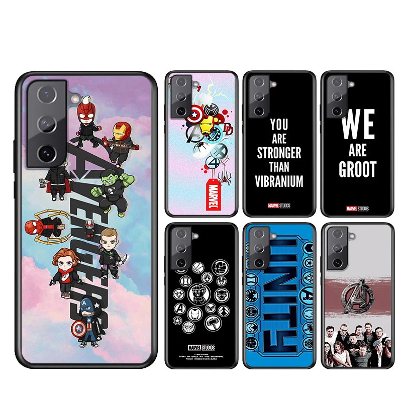 Marvel Avengers cute text logo For Samsung Galaxy S21 S20 FE Ultra Lite S10e S10 S9 S8 S7 S6 Plus Edge 5G Black Soft Phone Case
Marvel Avengers cute text logo For Samsung Galaxy S21 S20 FE Ultra Lite S10e S10 S9 S8 S7 S6 Plus Edge 5G Black Soft Phone Case