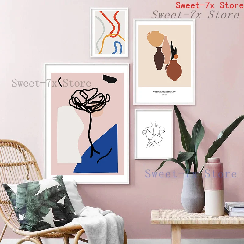 Abstract Geometric Line Pictures Canvas Painting Art Nordic Posters and Prints Wall Pictures for Living Room Decor Frameless
Abstract Geometric Line Pictures Canvas Painting Art Nordic Posters and Prints Wall Pictures for Living Room Decor Frameless