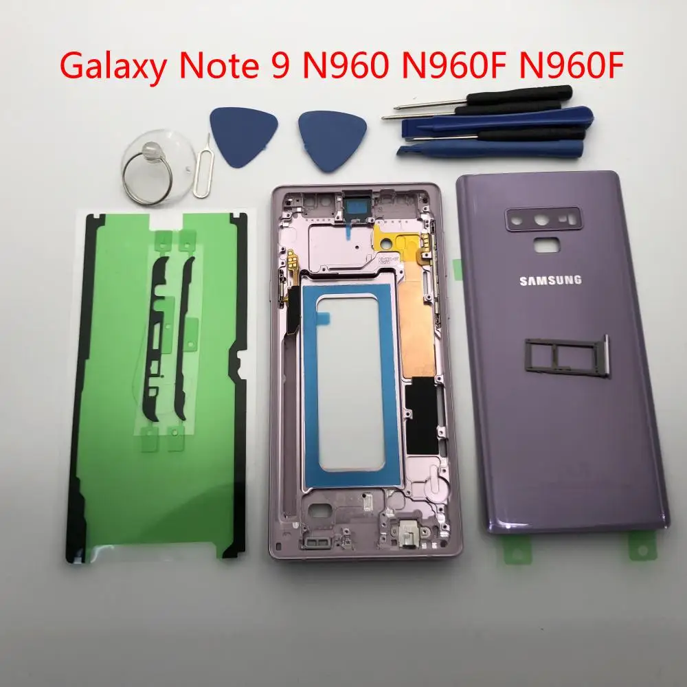 Оригинальный Полный корпус, задняя крышка, стеклянная рамка для Samsung Galaxy Note 9 N960 N960F N960F/DS, замена всех частей
Оригинальный Полный корпус, задняя крышка, стеклянная рамка для Samsung Galaxy Note 9 N960 N960F N960F/DS, замена всех частей