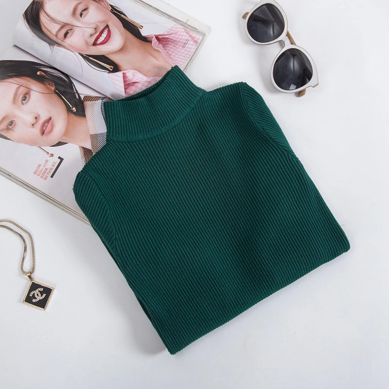 Autumn Women's Sweater Nice Pop-coming Winter Knitted Turtleneck Primer Shirt Long Sleeve Korean Slim-fit Tight Femme Pullovers
Autumn Women's Sweater Nice Pop-coming Winter Knitted Turtleneck Primer Shirt Long Sleeve Korean Slim-fit Tight Femme Pullovers