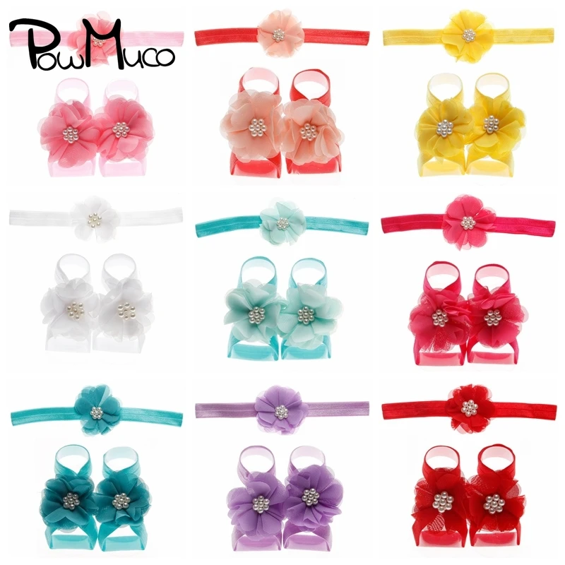 Powmuco Hand Sewing Beads Flower Headband and Barefoot Sandals Set Solid Color Floral Elastic Hairband Newborn Photography Props
Powmuco Hand Sewing Beads Flower Headband and Barefoot Sandals Set Solid Color Floral Elastic Hairband Newborn Photography Props