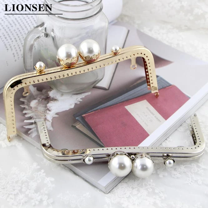 Lionsen lovely 20 см Lotus flower застежка для поцелуев серебристый золотой тон сделай сам