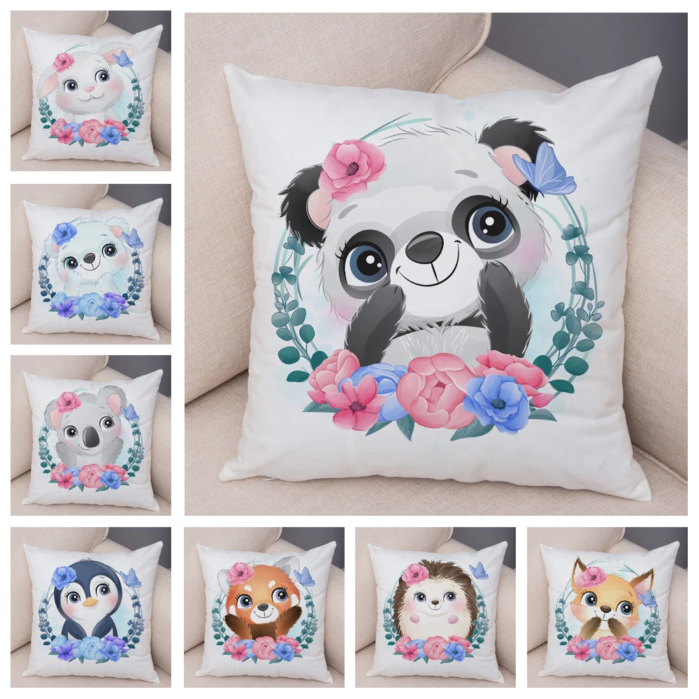 Bear Fox Rabbit Print Cushion Cover for Children Room Sofa Home Car Decor Cartoon Garland Animal Pillow Case Plush Pillowcase
Bear Fox Rabbit Print Cushion Cover for Children Room Sofa Home Car Decor Cartoon Garland Animal Pillow Case Plush Pillowcase
