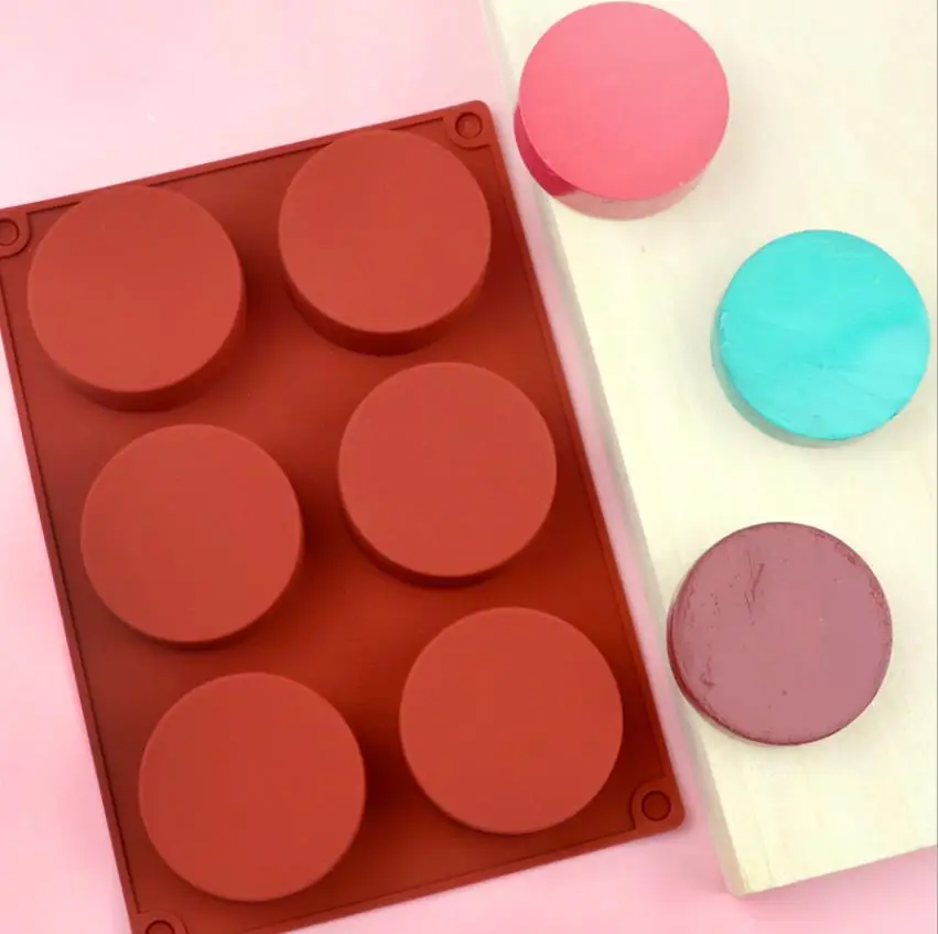 Cylinder Baking 3D Mould Silicone Molds for Muffin Cupake Dessert Round Molds Pastry Chocolate Soap 6 Cavity Bakeware new design
Cylinder Baking 3D Mould Silicone Molds for Muffin Cupake Dessert Round Molds Pastry Chocolate Soap 6 Cavity Bakeware new design