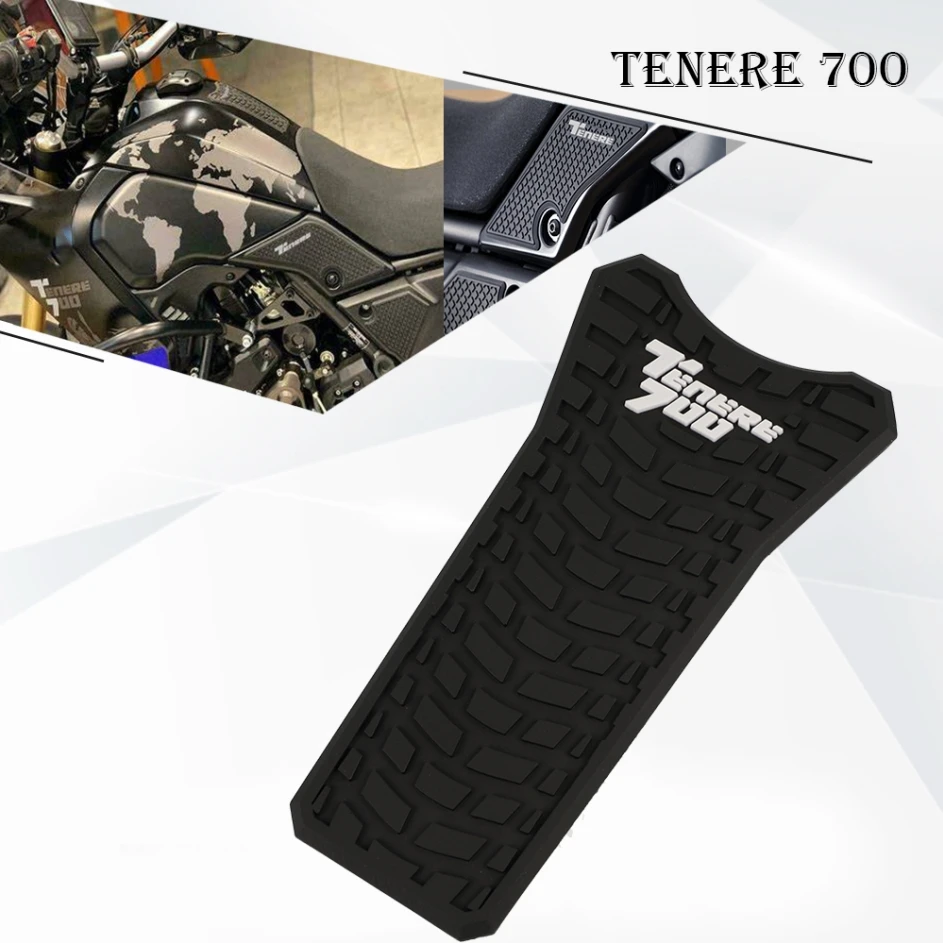 

Нескользящие боковые наклейки на топливный бак для мотоцикла Yamaha Tenere 700 T7 2019-2021, водонепроницаемая прокладка, резиновая наклейка Tenere700 T7 XTZ700