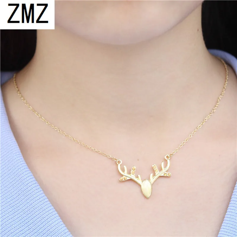 ZMZ 2019 Europe/US fashion cute Solid antlers pendant geometry necklace gift for mom/girlfriend party jewelry
ZMZ 2019 Europe/US fashion cute Solid antlers pendant geometry necklace gift for mom/girlfriend party jewelry