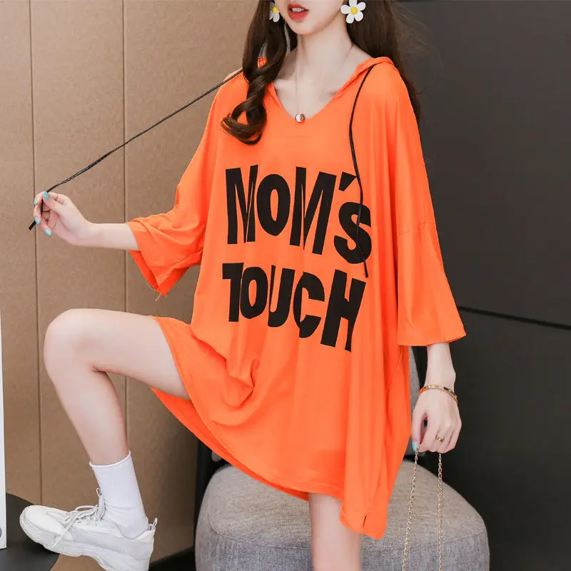 XL Women'S Summer New Short-Sleeved T-Shirt Women'S Mid-Length Loose Dress
XL Women'S Summer New Short-Sleeved T-Shirt Women'S Mid-Length Loose Dress