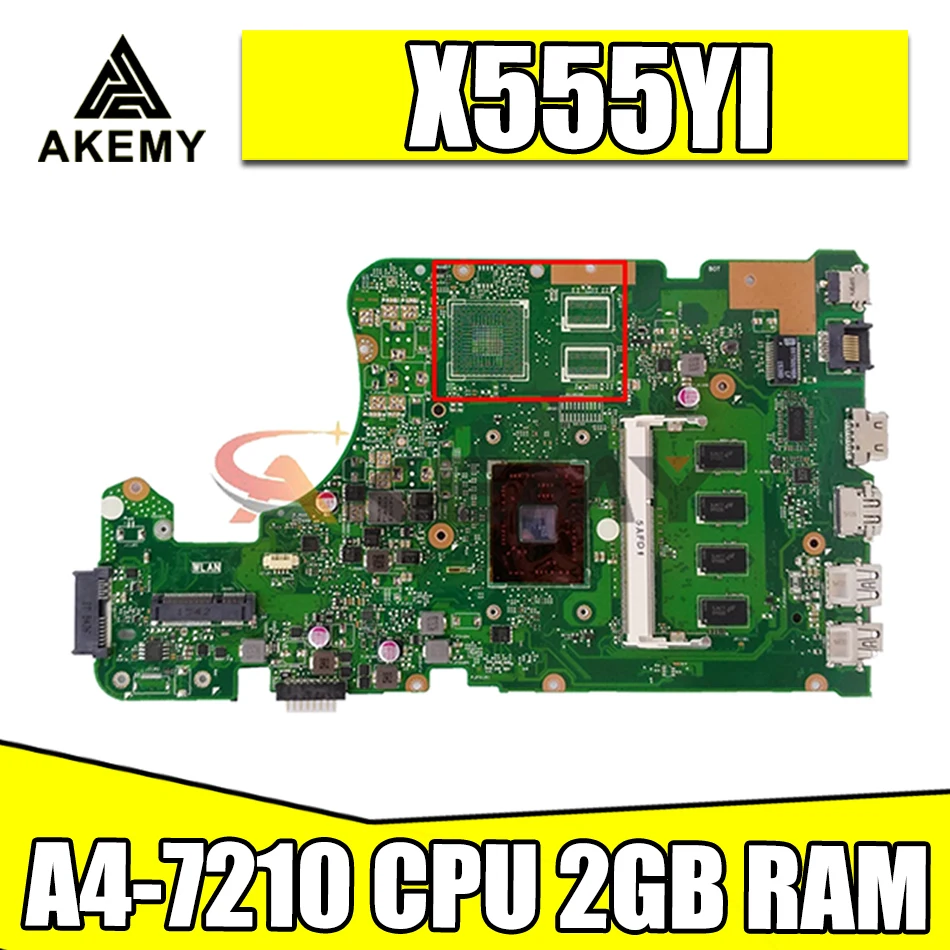 Akemy для ASUS X555DG X555YI X555Y x555d оригинальная материнская плата X555YI Φ с процессором A4-7210, 2 Гб ОЗУ, тест full 100%
Akemy для ASUS X555DG X555YI X555Y x555d оригинальная материнская плата X555YI Φ с процессором A4-7210, 2 Гб ОЗУ, тест full 100%
