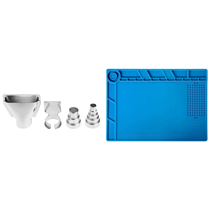 S-140 Magnetic Insulation Soldering Mat Magnetic Repair Mat with 4Pcs Heat Tool Nozzles Electric Kit
S-140 Magnetic Insulation Soldering Mat Magnetic Repair Mat with 4Pcs Heat Tool Nozzles Electric Kit