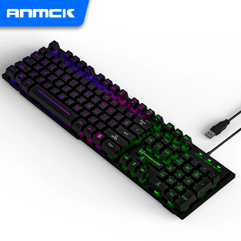 Механическая клавиатура Anmck с 104 клавишами, USB, светодиодсветодиодный подсветка
Механическая клавиатура Anmck с 104 клавишами, USB, светодиодсветодиодный подсветка