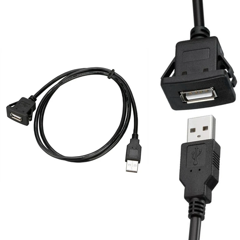 Car Flush Mount Dual USB Socket Car Cable USB 2.0 a Male to Female Car Flush Mount Extension Cable
Car Flush Mount Dual USB Socket Car Cable USB 2.0 a Male to Female Car Flush Mount Extension Cable