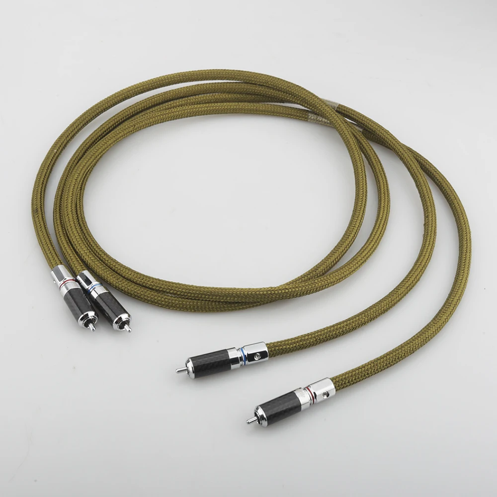 1pair hifi rca jack cable audio OFC pure copper plated silver double shield 2 core 2 RCA to 2 RCA Audio Cable Line Wire
1pair hifi rca jack cable audio OFC pure copper plated silver double shield 2 core 2 RCA to 2 RCA Audio Cable Line Wire