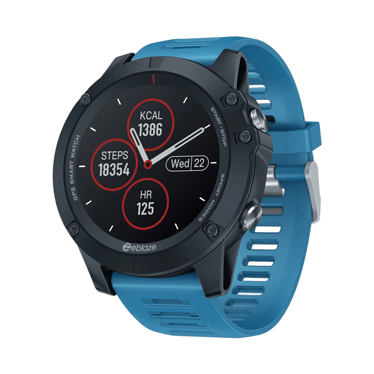 

Zeblaze VIBE 3GPS Multisport Smartwatch 1.3-Inches IPS Color Touchscreen Smart Watches IP67 Waterproof Tracker Sport Watch Men